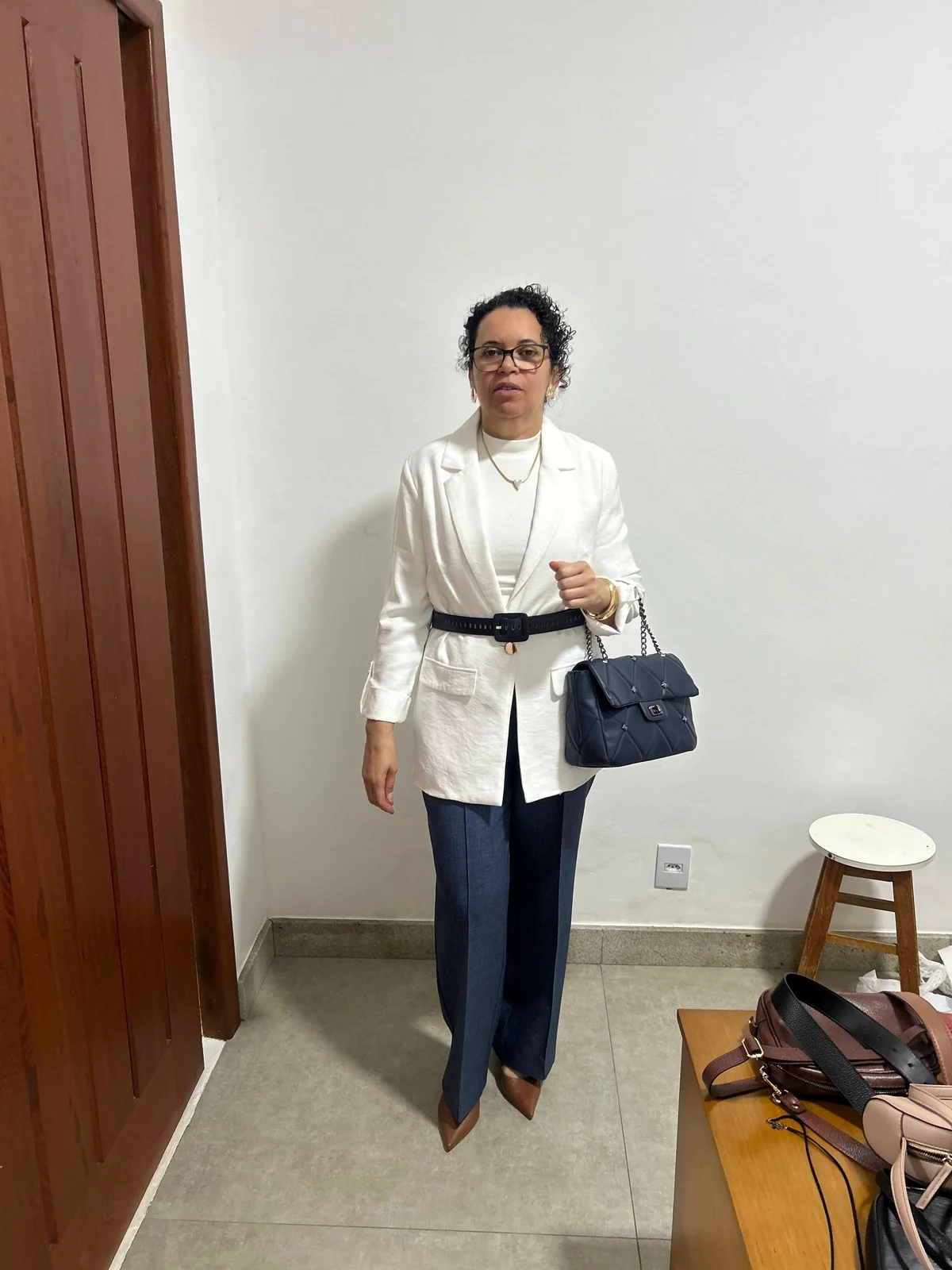 Elaine depois - look profissional